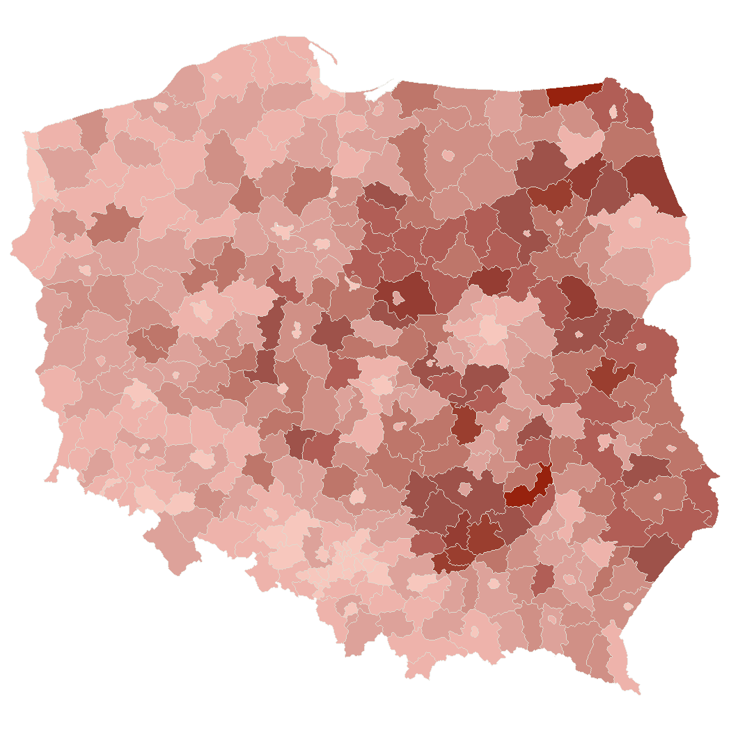 mapa polski