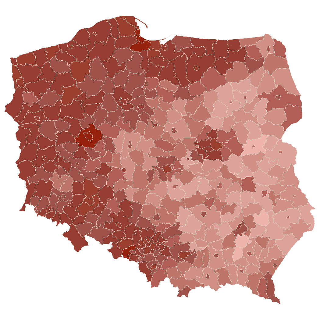 mapa polski