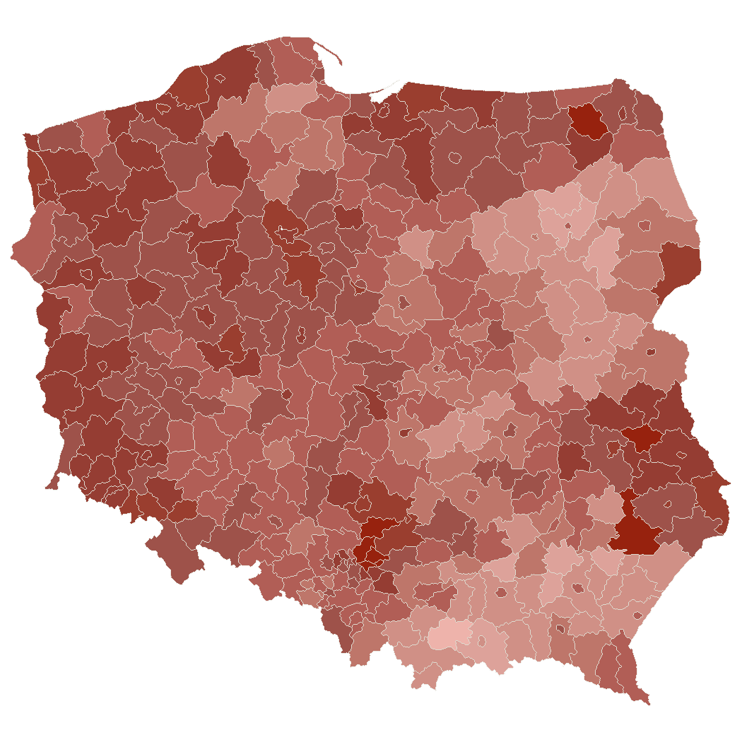 mapa polski